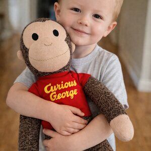 Curious George Large Plush Stuffed Monkey ~22” Soft Toy Schylling